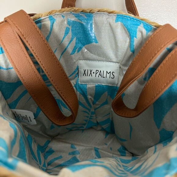 CLEARANCE! XIX (19) Palms “The Shore” Woven Insulated Bag NWT - Picture 5 of 5